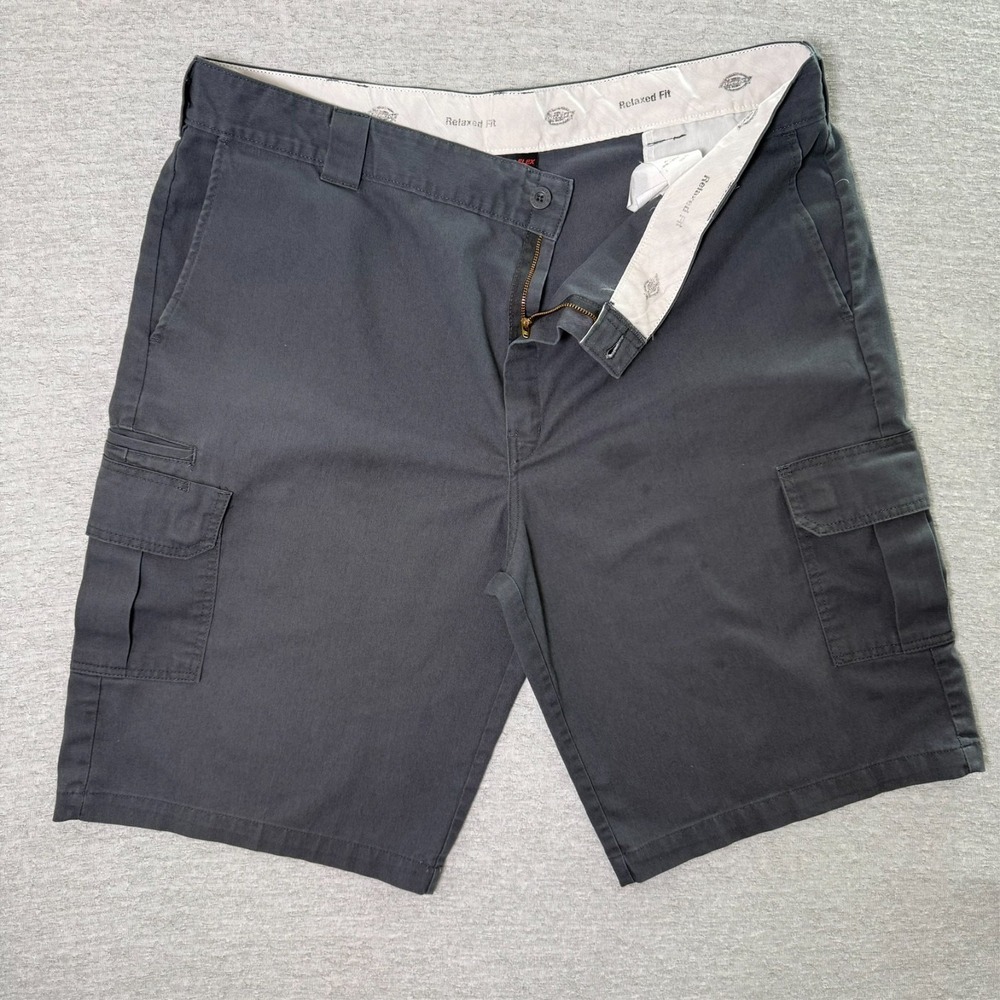 Dickies Mens Cargo Shorts Size 44 Gray Workwear Utility Streetwear Skater